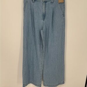 NWT Madewell Women’s THE HARLOW WIDE-LEG AIRY DENIM JEANS PANTS Size 29 P7